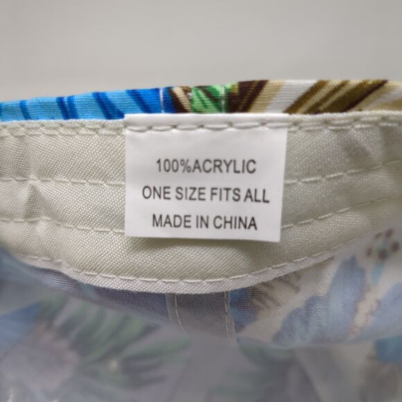 Ensenada Mexico Strapback Hat Multicolor One Size Floral Hawaiian - Picture 9 of 9